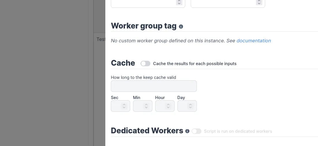 Dedicated Workers in Settings Dedicated Workers in Settings